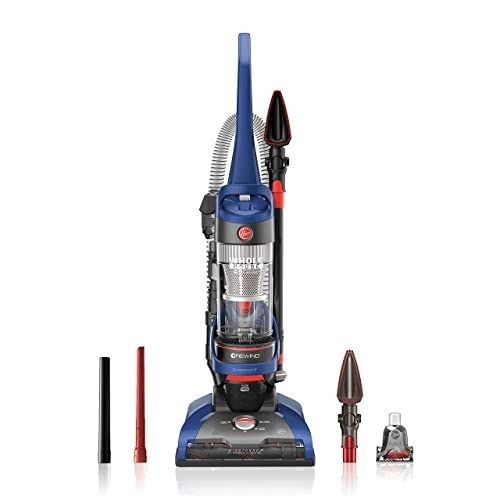Hoover WindTunnel Rewind Corded Bagless Upright Vacuum