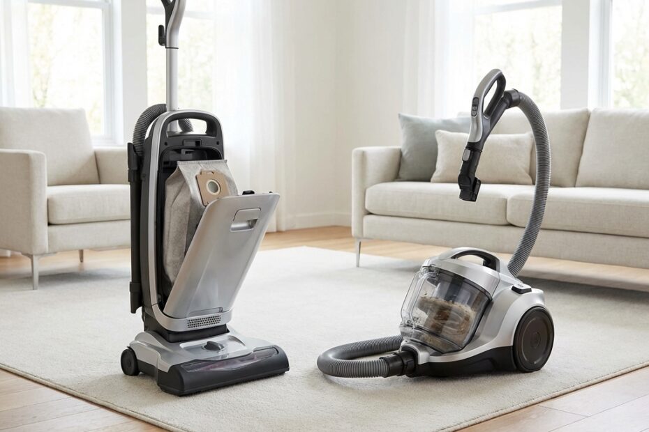 Bagged vs bagless vacuum comparison